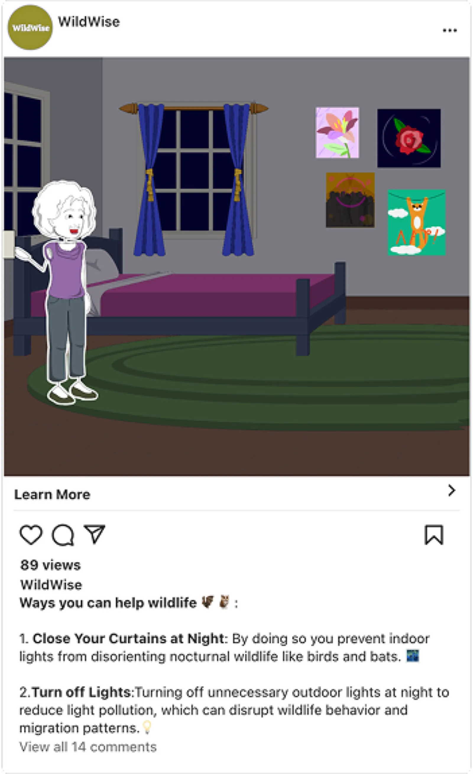 WildWise App Screen Mockup